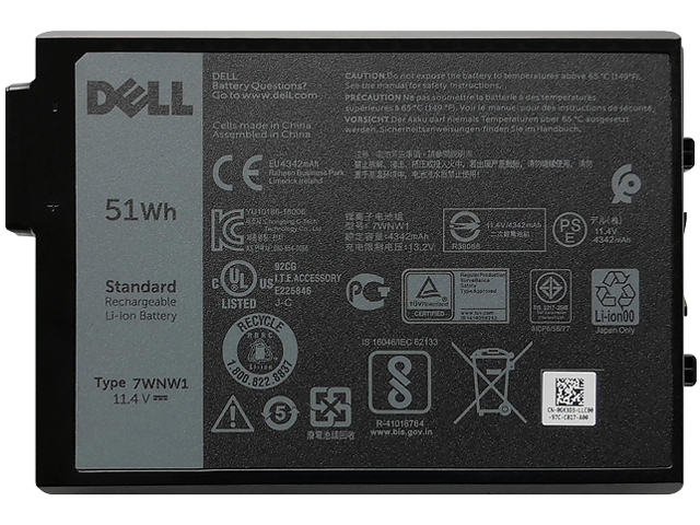 Dell Latitude 14 Rugged 5420 Laptop Battery
