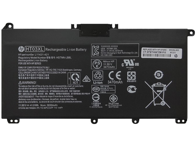 HP HSTNN-DB8R Laptop Battery