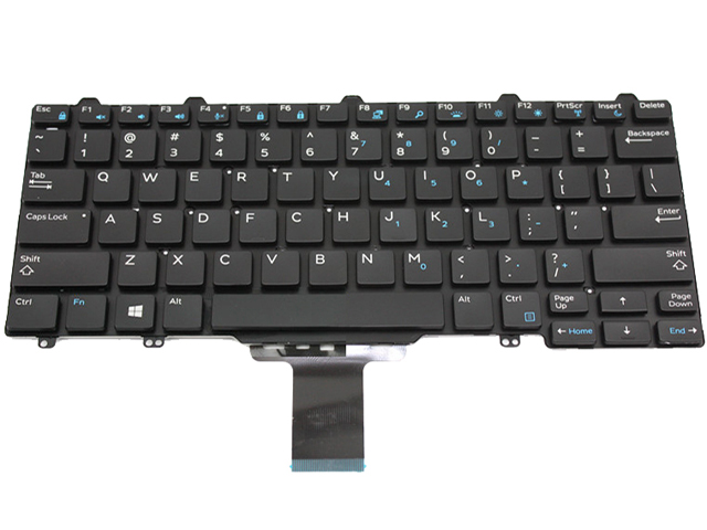 Dell XPS 12 9250 Laptop Keyboard