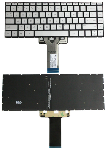 Silver HP 14-bs000 with Backlight Laptop English layout US Keyboard