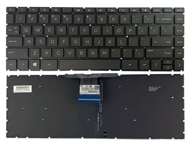 HP Pavilion x360 14-dh2010nr Laptop Keyboard