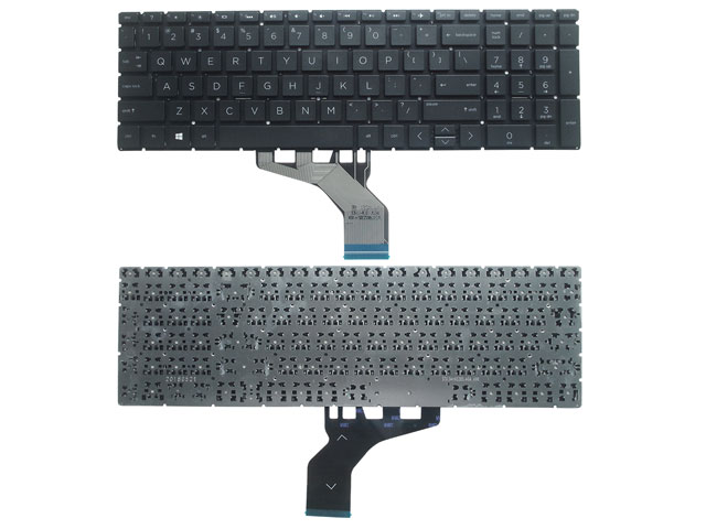 Black with backlight HP Pavilion Gaming 15-dk 15-dk0000 Laptop Keyboard