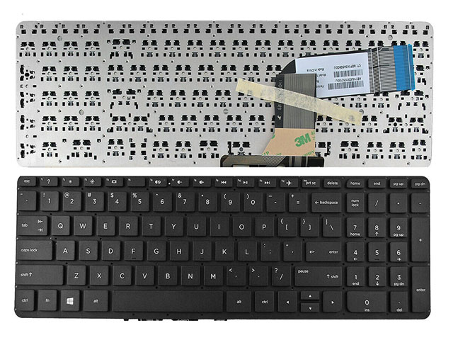 NO Backlit HP Pavilion 17-f 17-f000 Laptop Keyboard