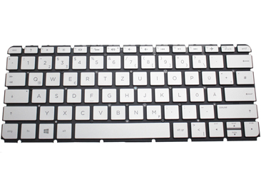 Silver HP ENVY 13-ab067cl with Backlight Laptop English US Keyboard