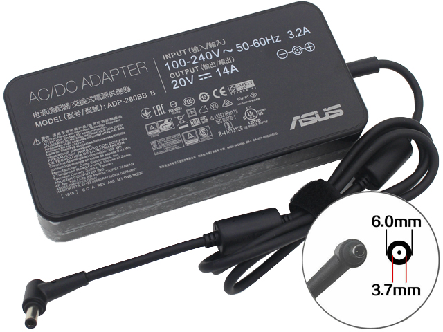 Asus ROG Zephyrus S17 GX703HR Charger AC Adapter Power Supply
