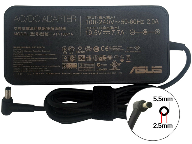 ASUS ROG Strix Scar Edition GL703VD-DB74 Charger AC Adapter Power Supply