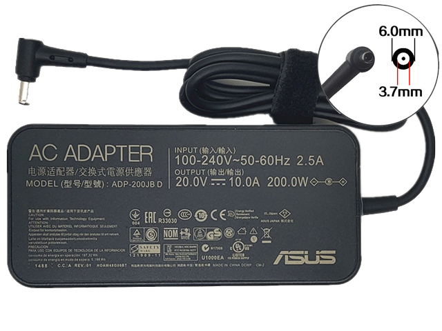 ASUS TUF Gaming A15 FA506QR Charger AC Adapter Power Supply