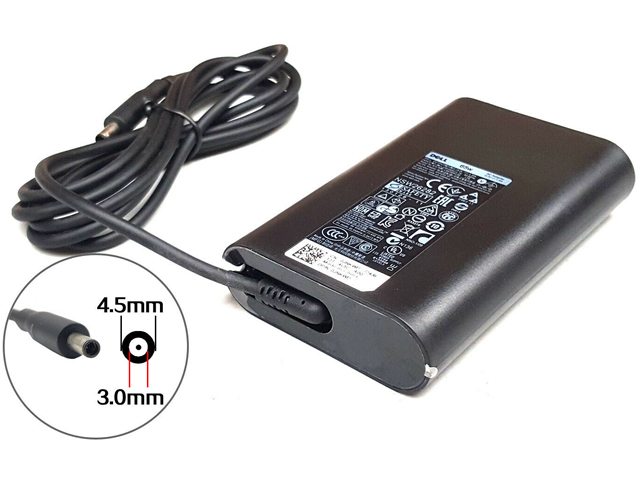 Slim Dell 19.5V 3.34A 65W Tip:4.5*3.0mm Charger AC Adapter Power Supply