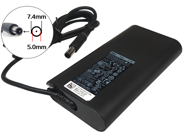 Slim Dell 19.5V 4.62A 90W Tip:7.4*5.0mm Charger AC Adapter Power Supply