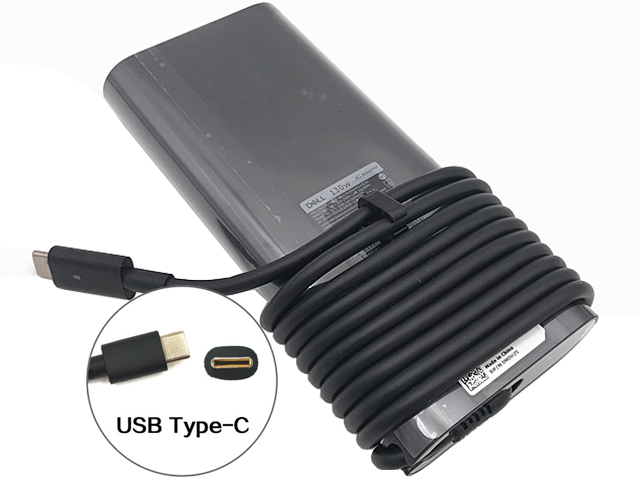Dell 130W USB Type-C USB-C Charger AC Adapter Power Supply